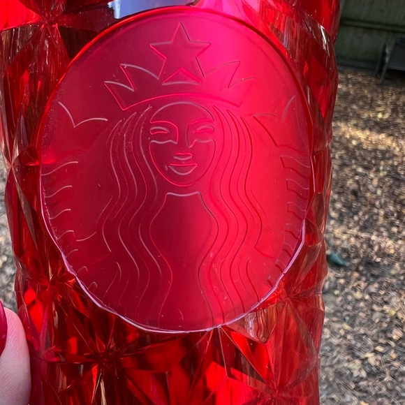 NWT Starbucks Tumbler Red Prism - Holiday 2023 - Venti 24oz - Picture 3 of 9